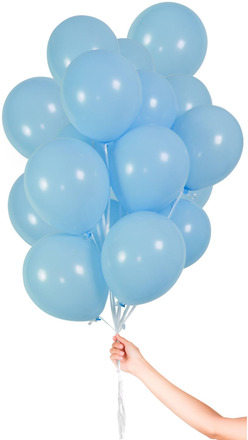 Ballonger 30-pack Ljusblå