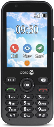 Doro 7011 Mobil med kamera Svart