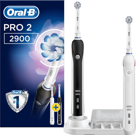 Oral-B Pro 2900 Duo Elektrisk tannbørste 2-pk.