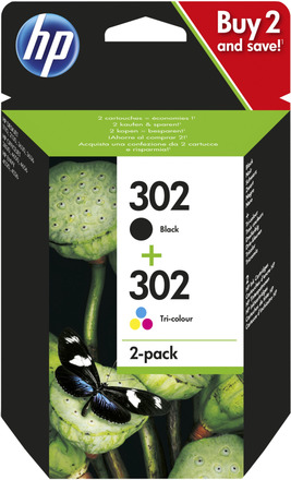 HP 302 Bläckpatroner 2-pack