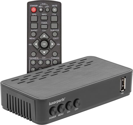 Luxorparts Digital-TV-mottagare med HDTV-stöd