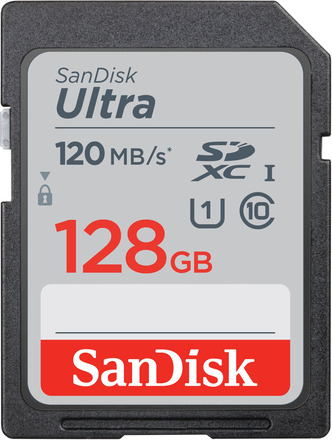 Sandisk Ultra SD-kort 128 GB