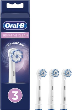 Oral-B Sensitive Clean & Care Tannbørstehode 3-pk.