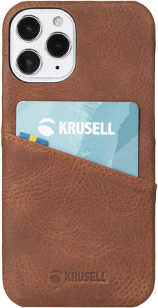 Krusell Lommebokdeksel for iPhone 12 Pro Max Cognac