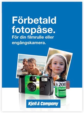 Fujifilm Framkallningspåse 36 bilder färg