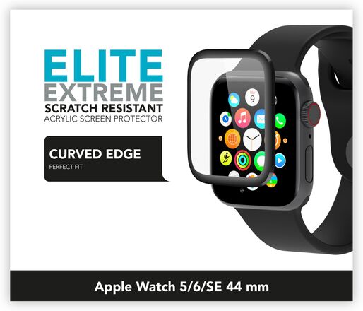Linocell Elite Extreme Curved Skärmskydd för Apple Watch Series 5, 6 och SE 44 mm