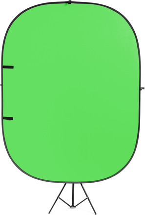 Plexgear Tvåfärgad Green Screen med stativ 1.5x2 m