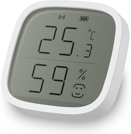 Cleverio Smart temperaturmåler og hygrometer med Zigbee 3.0