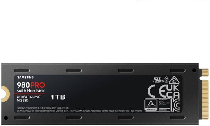 Samsung 980 Pro NVMe M.2 SSD 1 TB