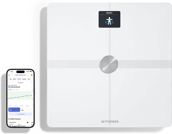 Withings Body Smart Personvekt med wifi Hvit