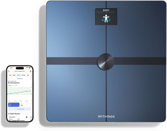 Withings Body Smart Personvekt med wifi Svart