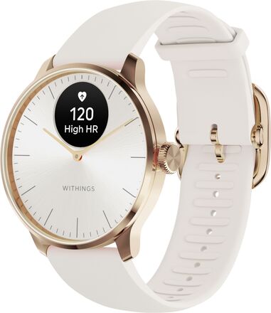 Withings Scanwatch Light Smartklokke med klassisk urskive 37 mm Rose Gold