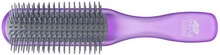 Kent Brushes Airhedz Glo Half Round Detangling Brush Purple