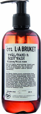 L:a Bruket Hand & Body Wash Wild Rose 240 ml