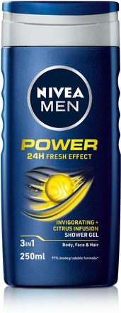 NIVEA For Men Power Refresh Shower Gel 250 ml