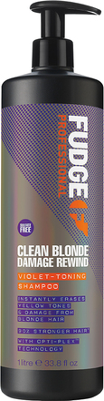 fudge Clean Blonde Damage Rewind Violet-Toning Shampoo 1000 ml
