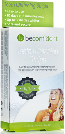 Beconfident Teeth Whitening Strips 10 days 10 g