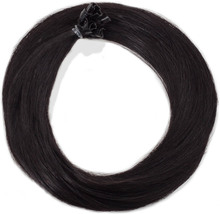 Rapunzel of Sweden Nail Hair Premium Straight 60 cm 1.2 Black Bro