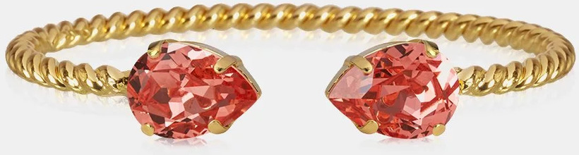 Caroline Svedbom - Armband - Peach Rose - Mini Drop Bracelet - Smycken - Bracelet