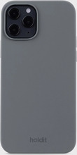 Holdit - Mobilcover - Space Gray - Silicone Case iPhone 12/12Pro - Tech accessories - mobile Cover