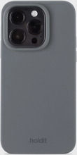 Holdit - Mobilcover - Space Gray - Silicone Case iPhone 14 Pro - Tech accessories - mobile Cover