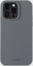 Holdit - Mobilcover - Space Gray - Silicone Case iPhone 14 ProMax - Tech accessories - mobile Cover