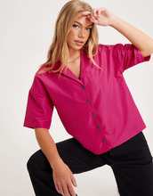 Noisy May - Skjorter - Pink Yarrow - Nmremi S/S Shirt Wvn - Bluser og skjorter - Dress shirts