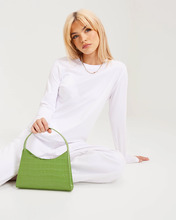 Pieces - Handväskor - Irish Green - Pcbilla Croco Shoulder Bag - Väskor - Handbags