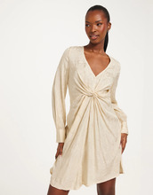 Object Collectors Item - Langærmede kjoler - Sandshell - Objli Aya L/S Short Dress 126 - Kjoler - Long sleeved dresses