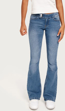 Vero Moda - Bootcut jeans - Medium Blue Denim - Vmsigi Lr Db Button Sk Flar Jeans V - Jeans