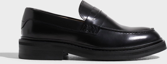 Selected Femme - Loafers - Black - Slfcamille Polido Penny Loafer - Flats & Lave sko - Loafers