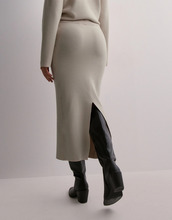 Object Collectors Item - Strikkede nederdele - Silver Gray - Objreynard Hw Knit Skirt Noos - Nederdele