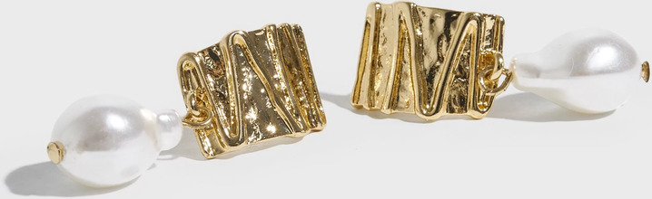 Pieces - Örhängen - Gold Colour St2 - Pcmolly F Earrings Box - Smycken - Earrings