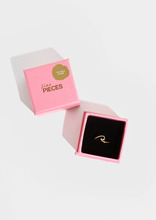 Pieces - Ringar - Gold Colour St1 - Fpalip a Ring Box Plated Sww - Smycken - Rings