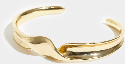 Pieces - Armbånd - Gold Colour - Fpkamilla a Bracelet Cuff Plated - Smykker - Bracelet