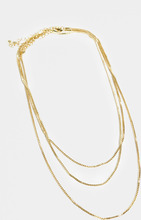 Pieces - Halsbånd - Gold Colour - Fpkuvena a Necklace Pack Plated - Smykker