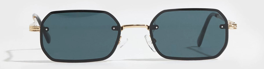 Pieces - Runde solbriller - Black St3 - Pckelly Sunglasses Box - Solbriller