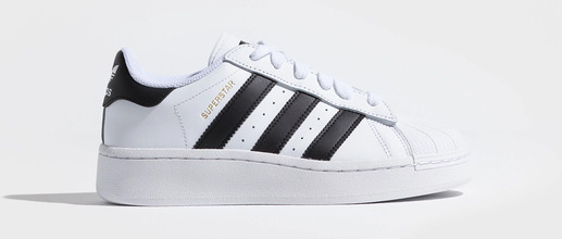 Adidas Originals - Låga sneakers - White/Black - Superstar Xlg - Sneakers