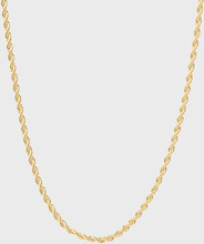 Muli Collection - Halsbånd - Guld - Thin Rope Chain Necklace - Smykker