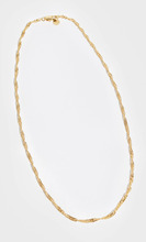 Muli Collection - Halsbånd - Guld - Twisted Rope Necklace - Smykker