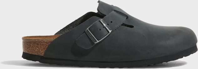 Birkenstock - Slip-in sko - Black - Boston LEOI - Flats & Lave sko