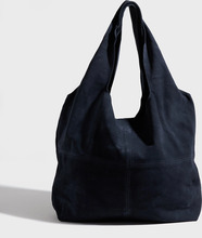 BECKSÖNDERGAARD - Handväskor - Dark Blue - Suede Dalliea Bag - Väskor - Handbags