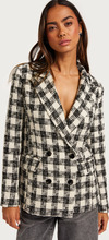 Neo Noir - Dressjakker & Blazere - Black/White - Vivi Chic Boucle Blazer - Dressjakker & Blazere