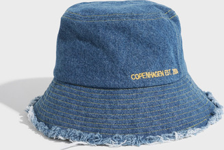 BECKSÖNDERGAARD - Hattar - Coronet Blue - Denima Bucket Hat - Mössor & Kepsar - hats