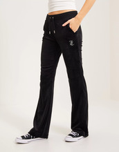 Juicy Couture - Mjukisbyxor - Black - Arched Diamante Del Ray Pant - Byxor