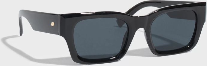 Le Specs - Firkantede solbriller - Black - Shmood - Solbriller