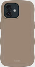 Holdit - Mobilcover - Mocha Brown - Wavy Case iPhone 12/12 Pro - Tech accessories - mobile Cover