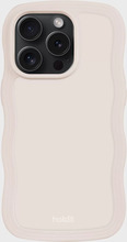 Holdit - Mobilcover - Light Beige - Wavy Case iPhone 14 Pro - Tech accessories - mobile Cover