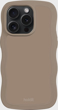 Holdit - Mobilcover - Mocha Brown - Wavy Case iPhone 14 Pro - Tech accessories - mobile Cover