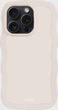 Holdit - Mobilcover - Light Beige - Wavy Case iPhone 14 Pro Max - Tech accessories - mobile Cover